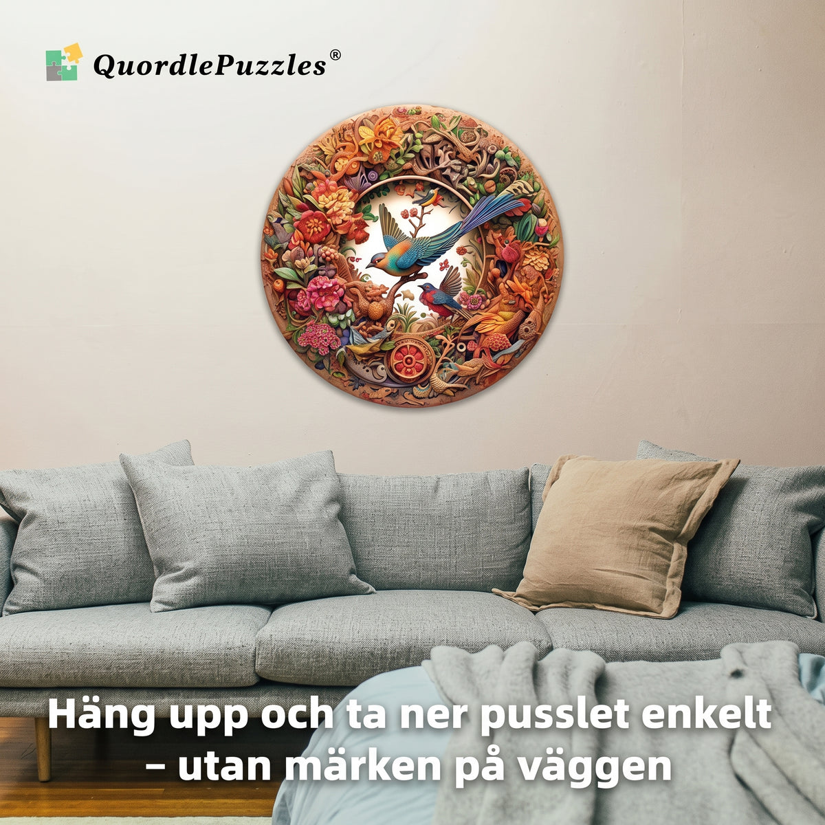 Set för montering av pussel
