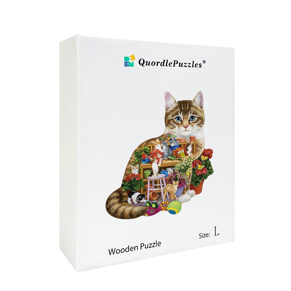 Katt på jobbet pussel