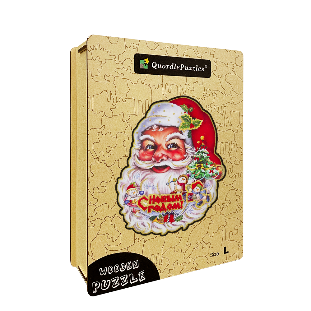 Pussel med jultomten – julmotiv