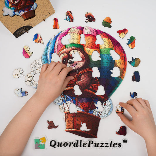 Färgglad sengångare-ballong