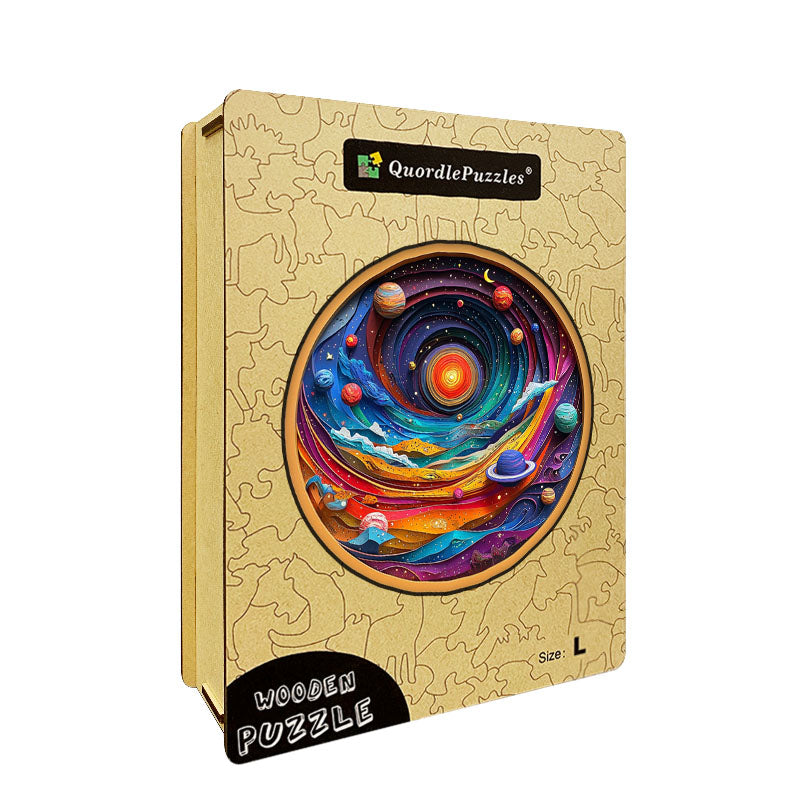 3D-träpussel: Kosmisk spiral