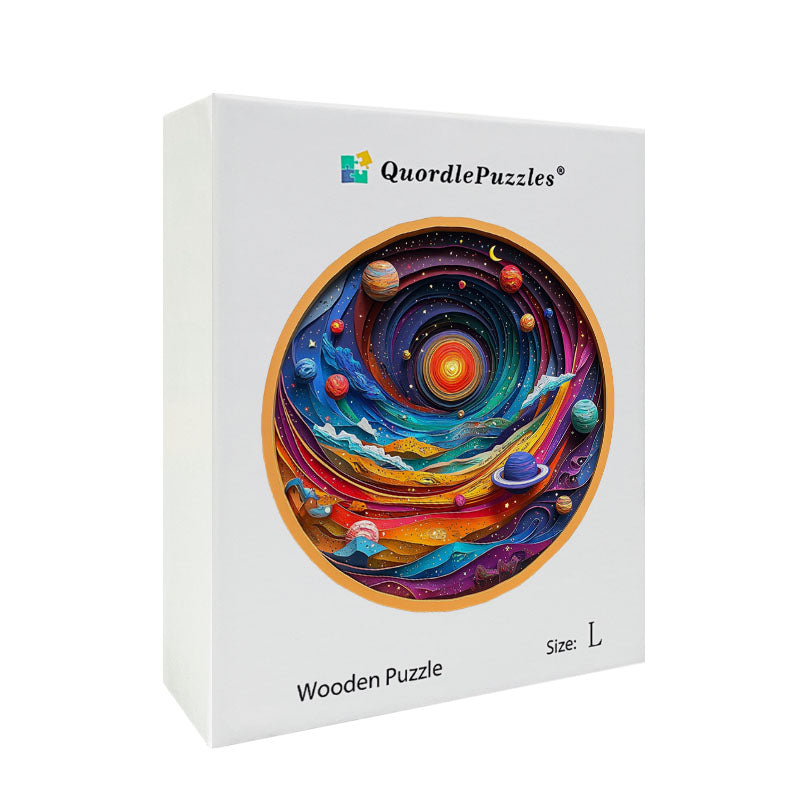3D-träpussel: Kosmisk spiral