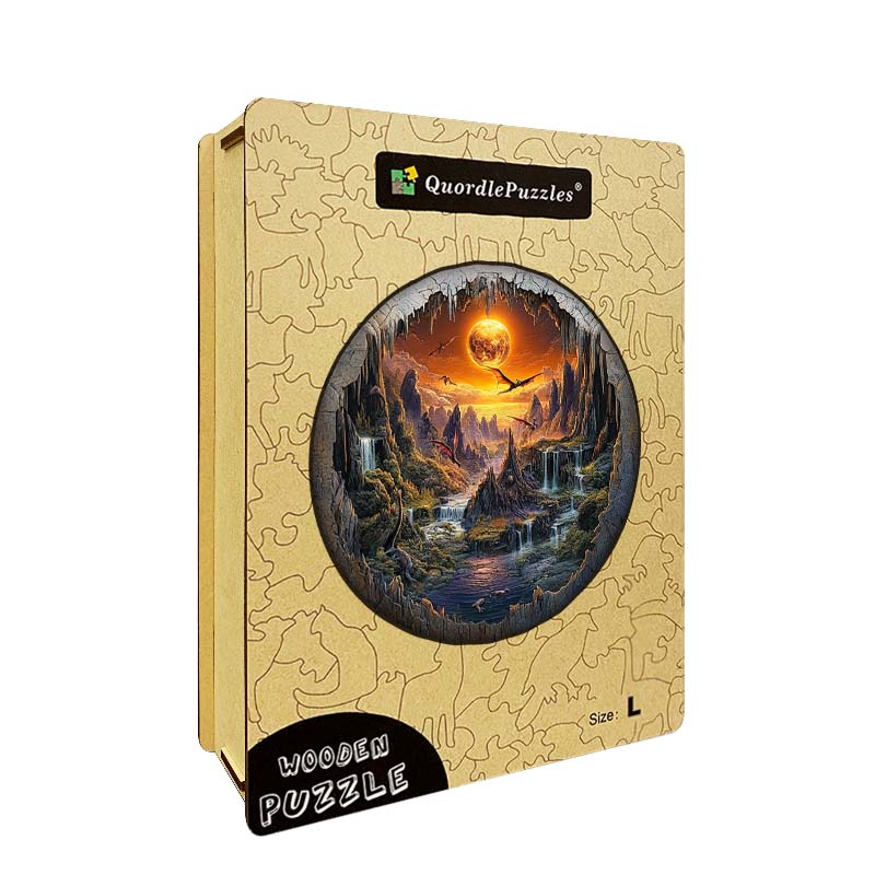 3D-träpussel: Drakarnas rike