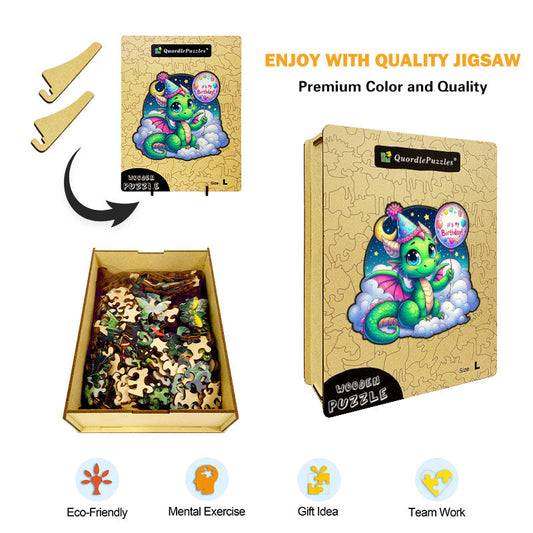 Babydrake i pastellfärger