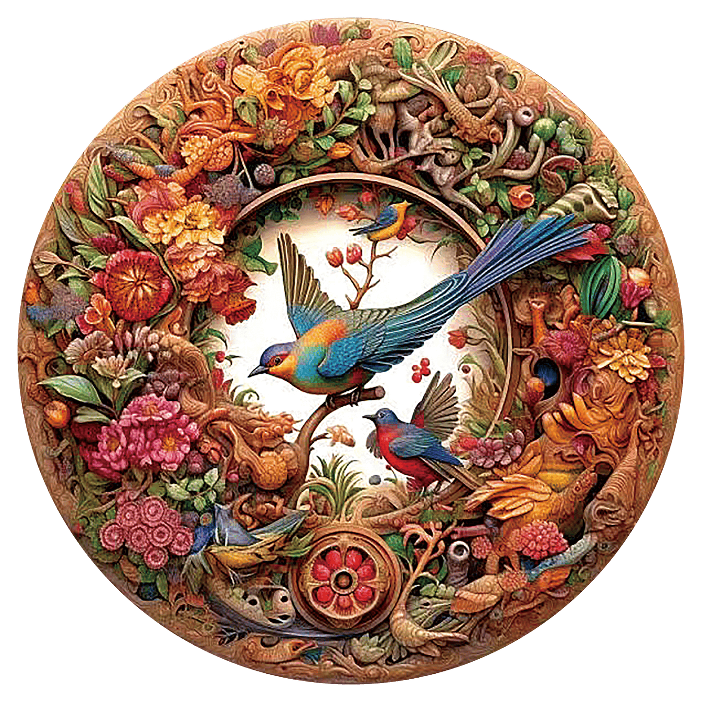 Fågel- och blomträpusse