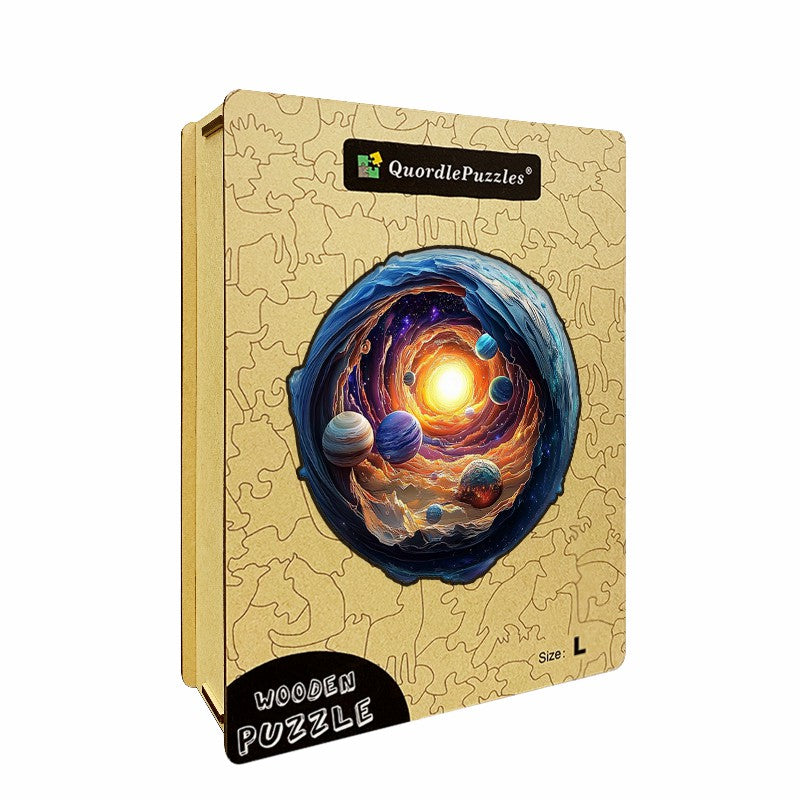 3D-träpussel: Kosmisk spiral
