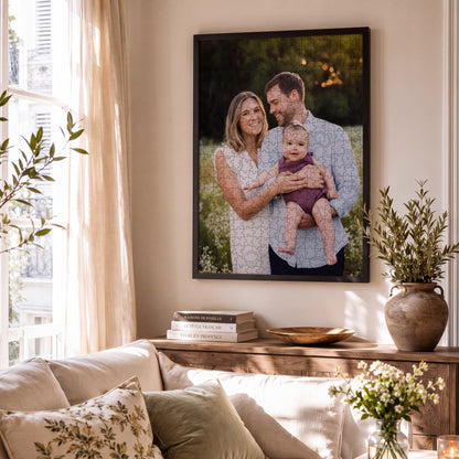 🎁Perfekt present — Personligt träpussel, du kan ladda upp din egen bild