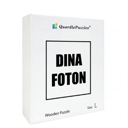 🎁Perfekt present — Personligt träpussel, du kan ladda upp din egen bild