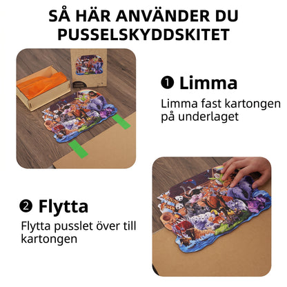 Set för montering av pussel