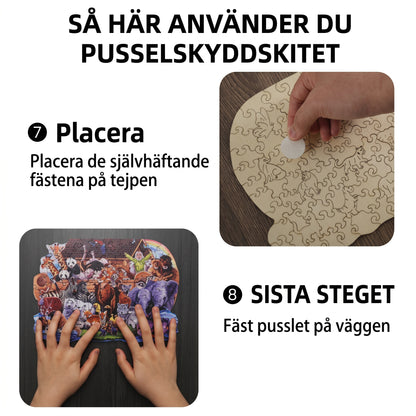 Set för montering av pussel
