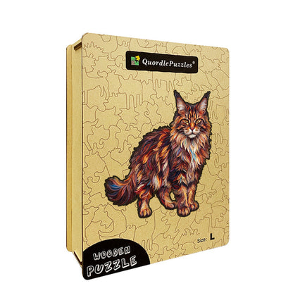 Abstrakt och Glittrande Katt