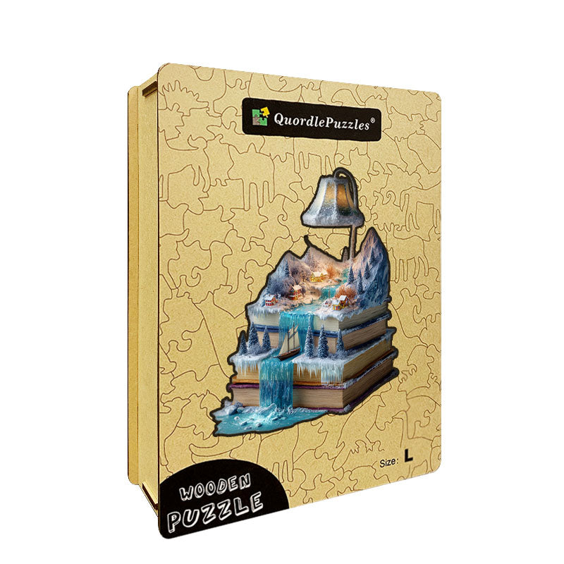 En Vinterberättelse i Trä – Träpussel