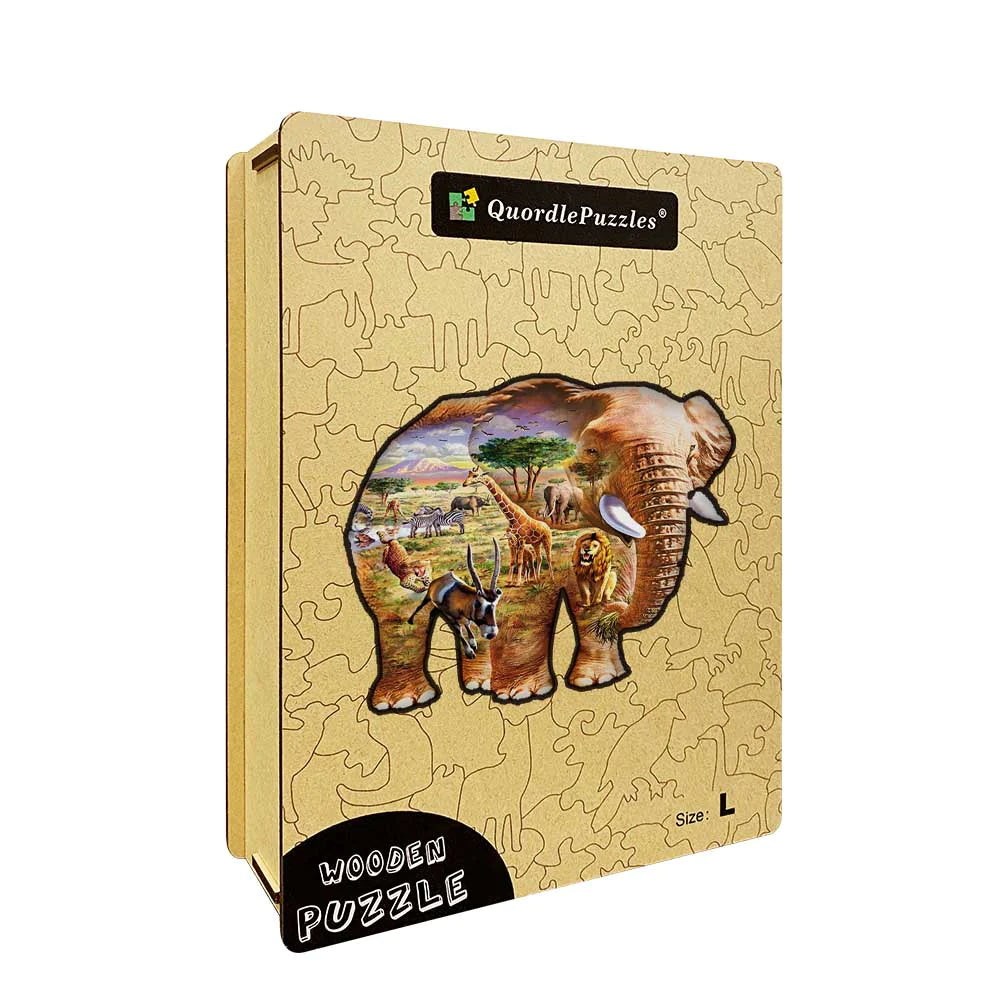 Chesterman elefant träpussel