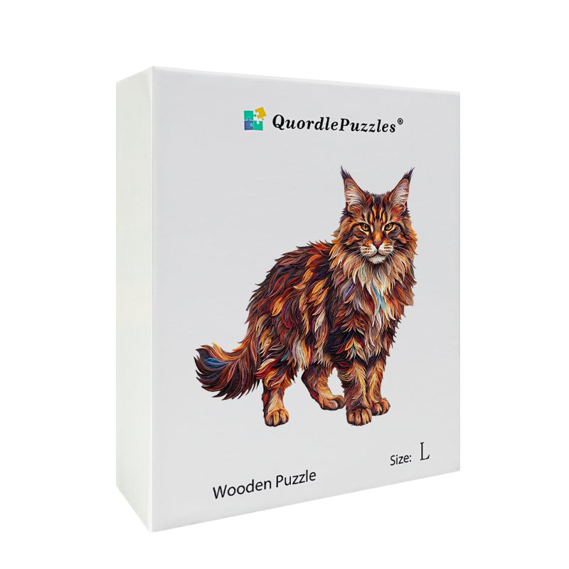 Abstrakt och Glittrande Katt
