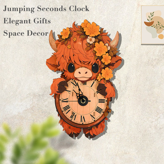 Blooming Timekeeper Träklocka Pussel