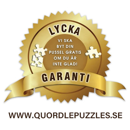 Elegant blommig fjärilspussel i trä