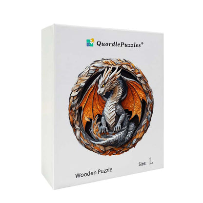 3D Träpussel Drake