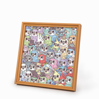 Undulat - Träpussel