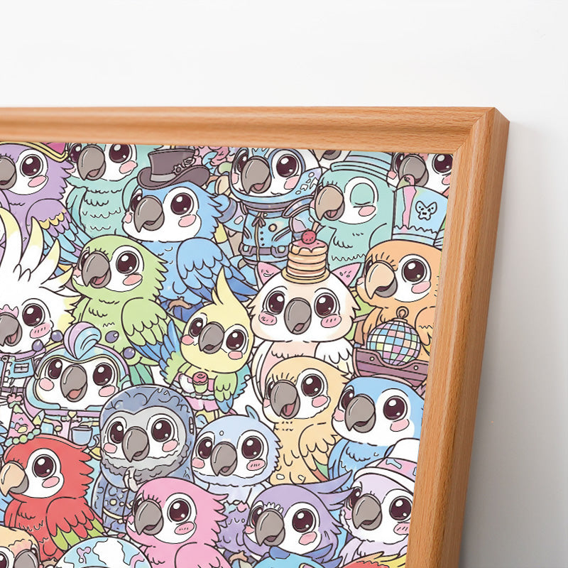 Undulat - Träpussel