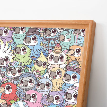 Undulat - Träpussel