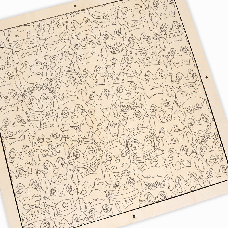 Chinchilla - Träpussel