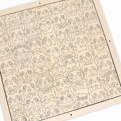 Chinchilla - Träpussel