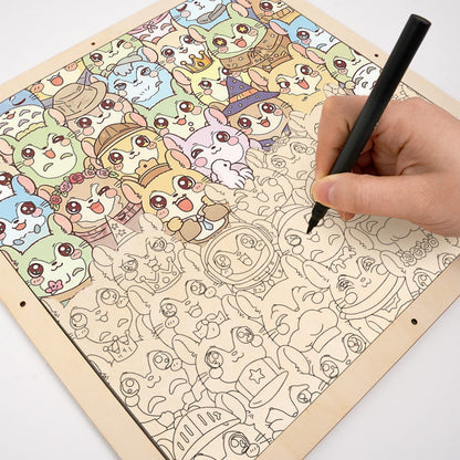 Chinchilla - Träpussel