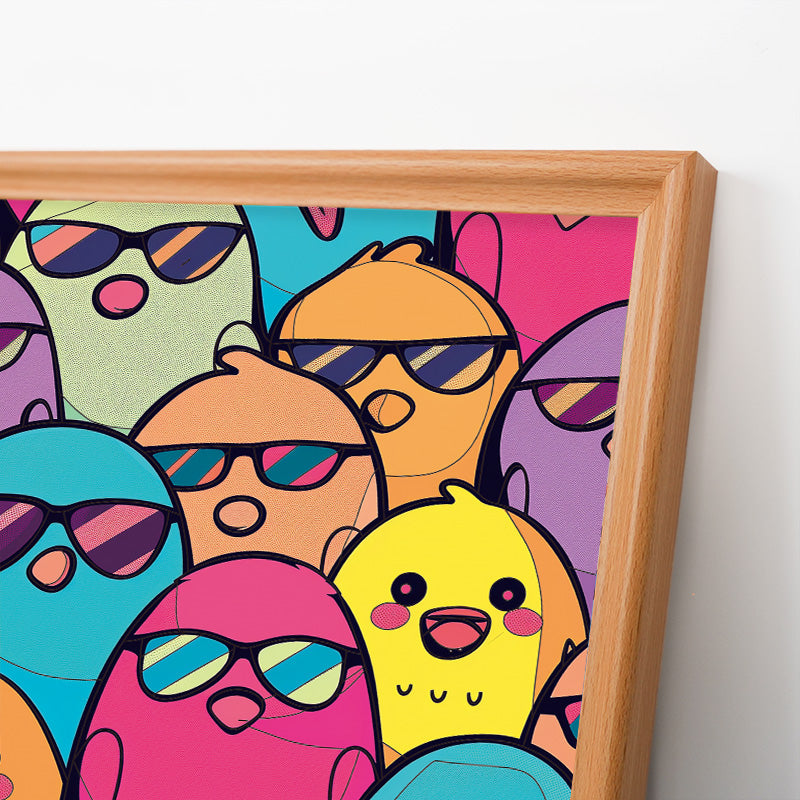 Coola fåglar - Träpussel