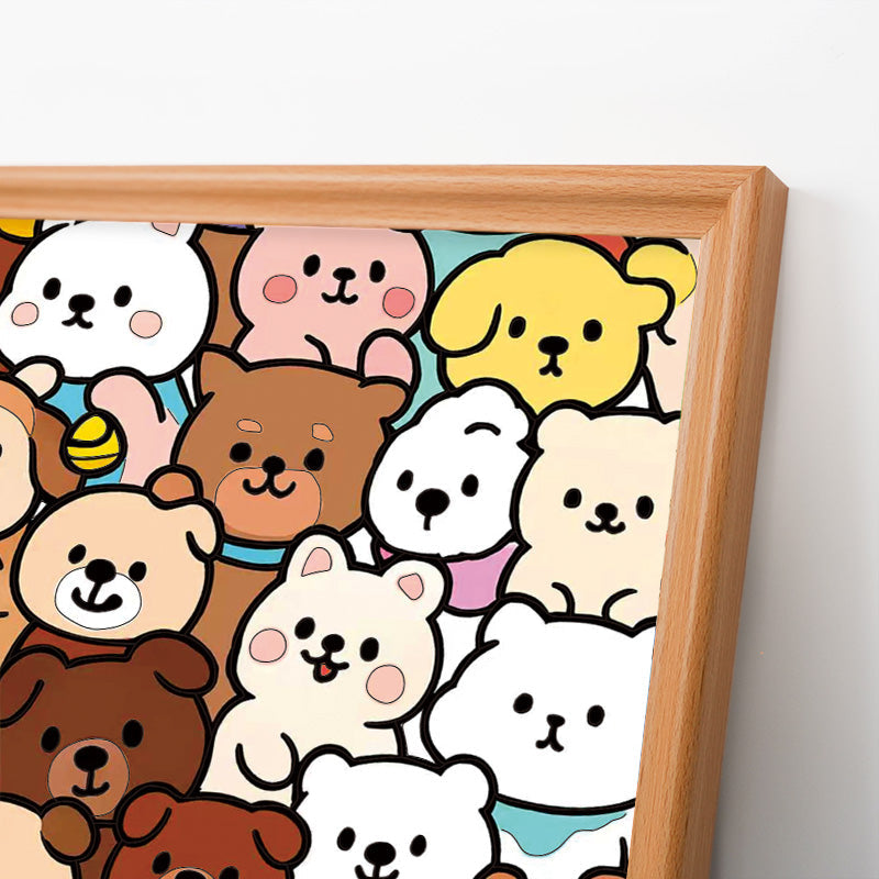 Skogskompisar - Träpussel