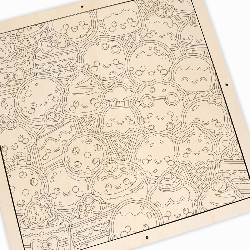 Sötsaker - Träpussel