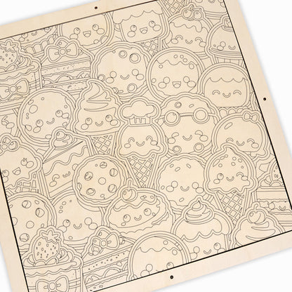 Sötsaker - Träpussel