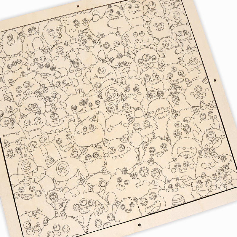 Små dinosaurier - Träpussel