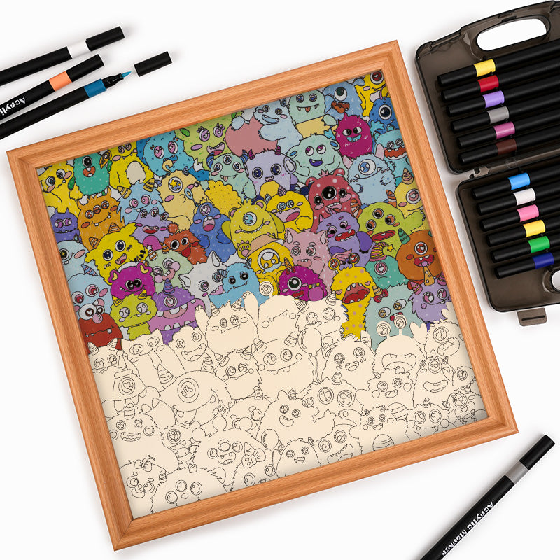 Små dinosaurier - Träpussel