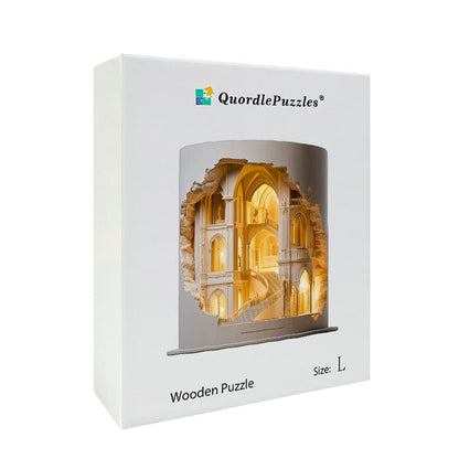 Gotisk katedral i – Träpussel