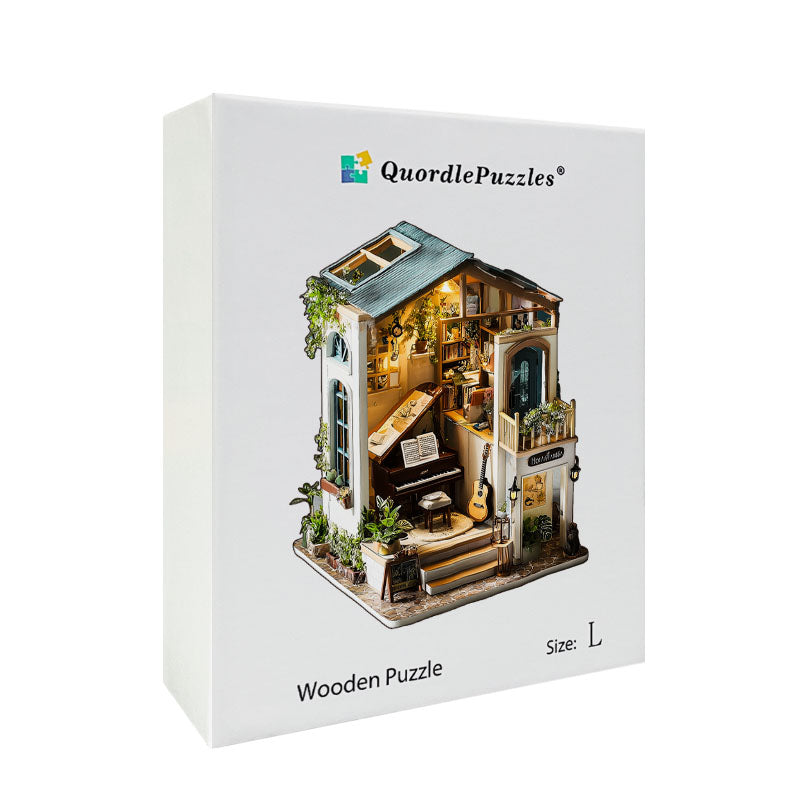 – Träpussel i musikstudio