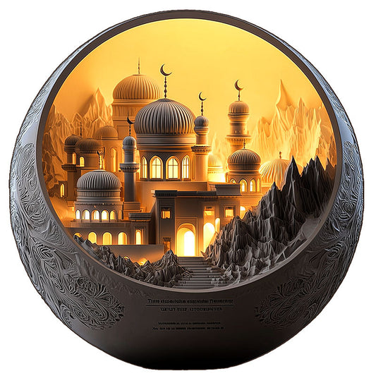 Ljuspalatset i trä pussel