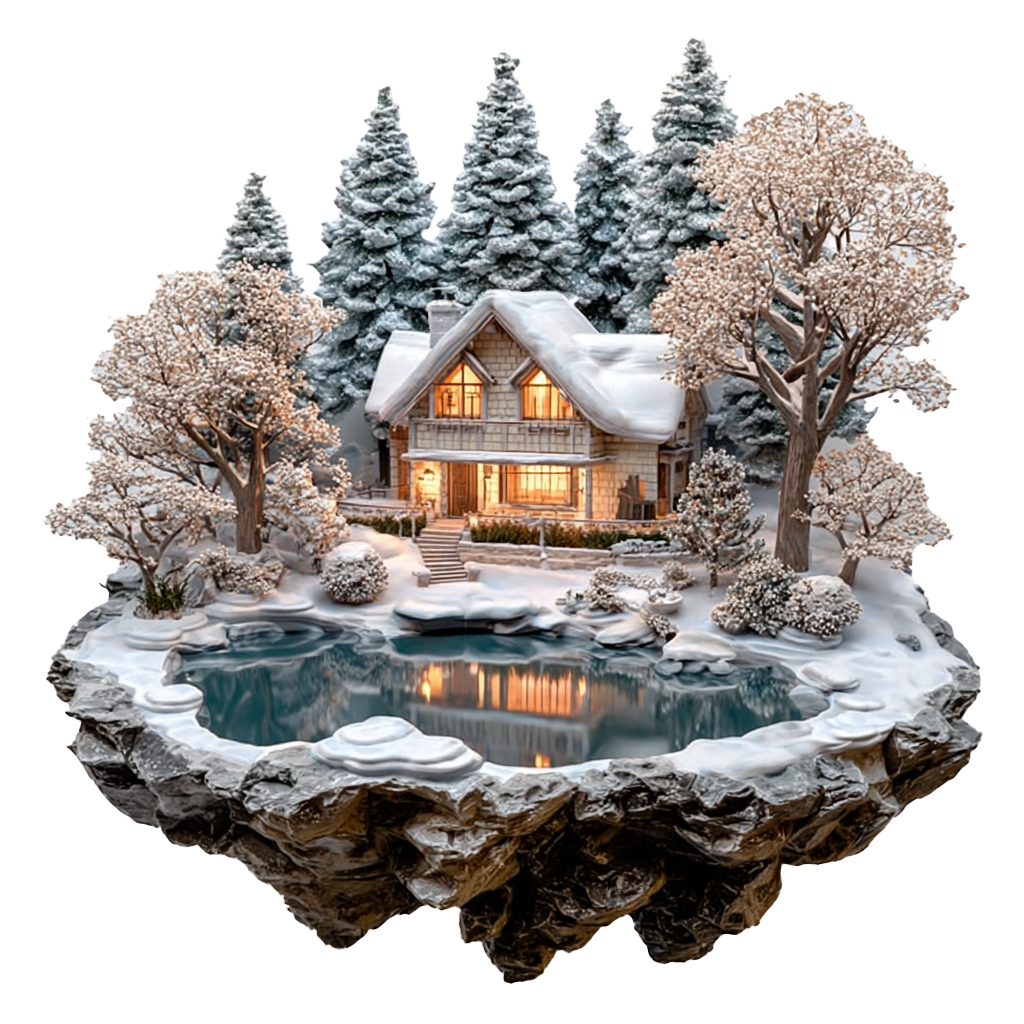 Tidsbegränsat erbjudande idag🔥Stillhet vid Vinterstugan – Träpussel