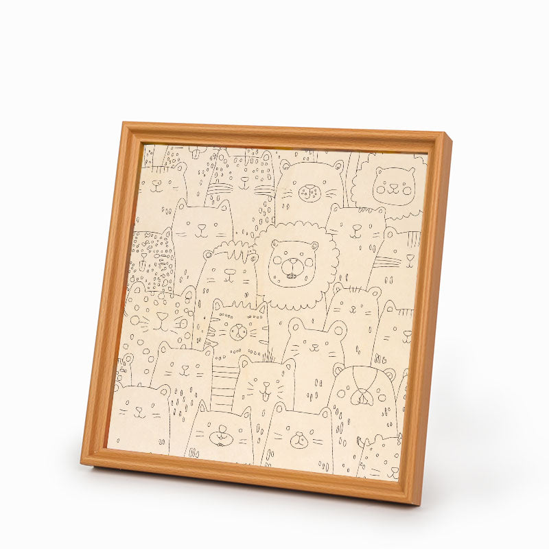 Djurens paradis - Träpussel