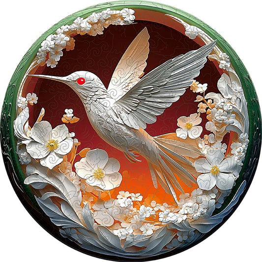 3D-träpussel: Kolibri