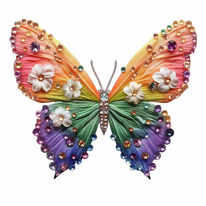 Kristallfjärilskonst Fjärilspussel i trä