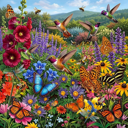 Wild Meadow Symphony Träpussel