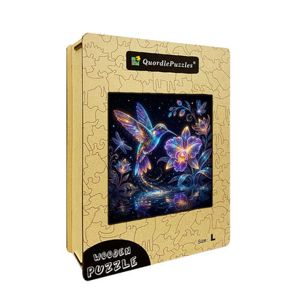 Lysande Kolibri Dröm Träpussel