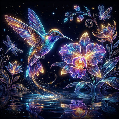 Lysande Kolibri Dröm Träpussel