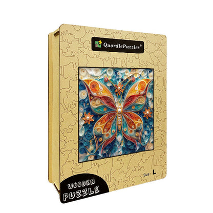 Quilled Butterfly Dream träpussel