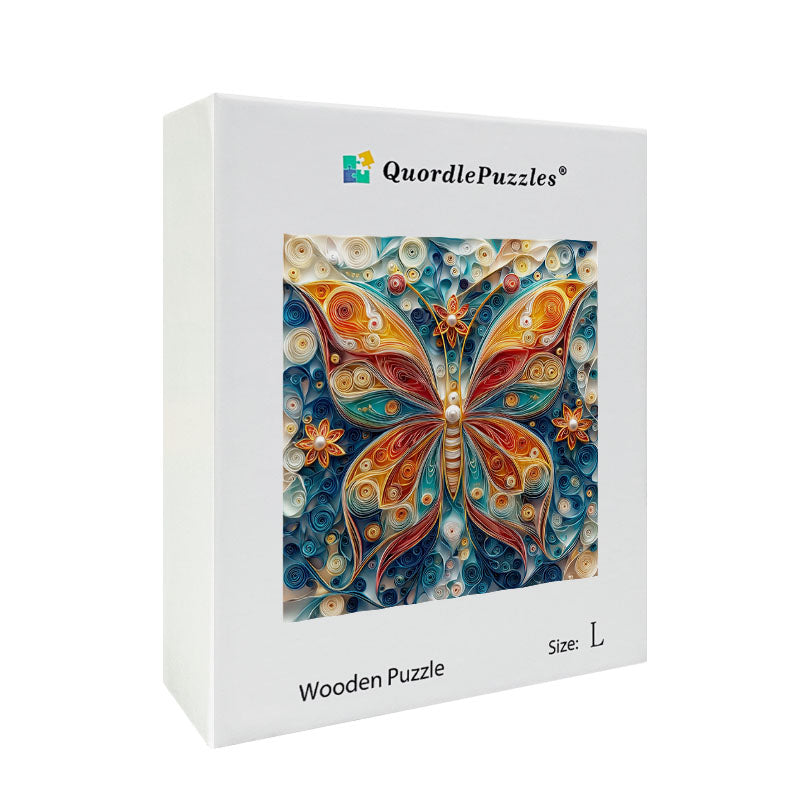 Quilled Butterfly Dream träpussel