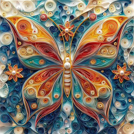 Quilled Butterfly Dream träpussel