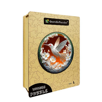3D-träpussel: Kolibri