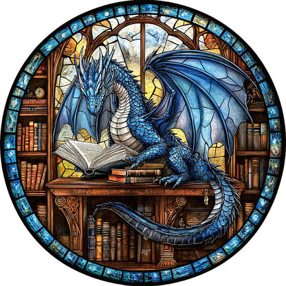 Visdomens drake i biblioteket