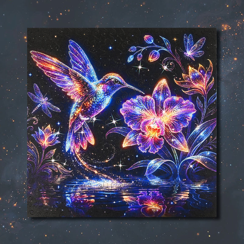 Celestial Hummingbird Glow – Kristallutgåva