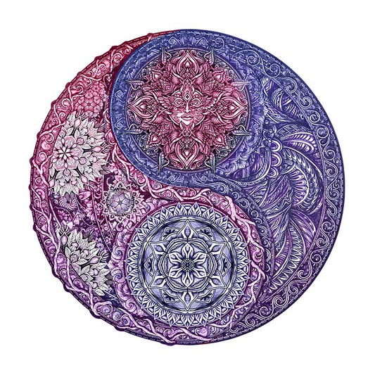 Mandala blommapussel